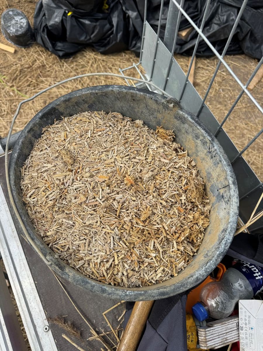 Granuleret miscanthus med kalk